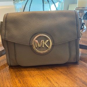 Michael Kors grey crossbody handbag